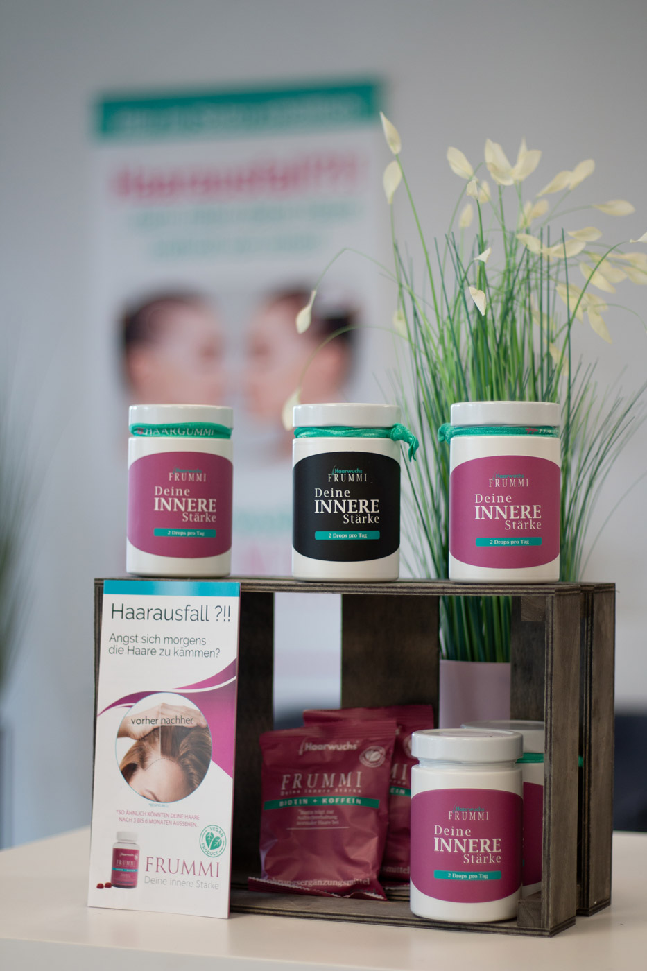 Frummi-Haarpflege im Einsatz beim Haarstylisten aus Gaggenau