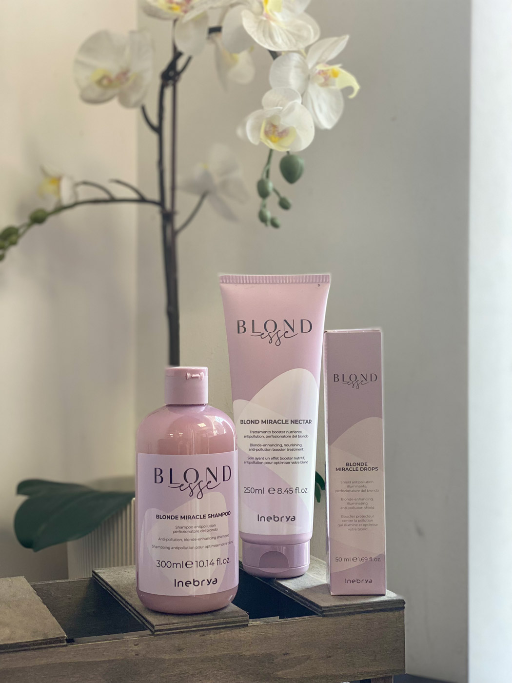 Blond Miracle Nektar, Haartropfen und Haarschampoo vom Friseur