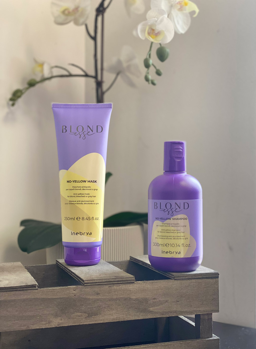 No Yellow Maske für die perfekten Haare