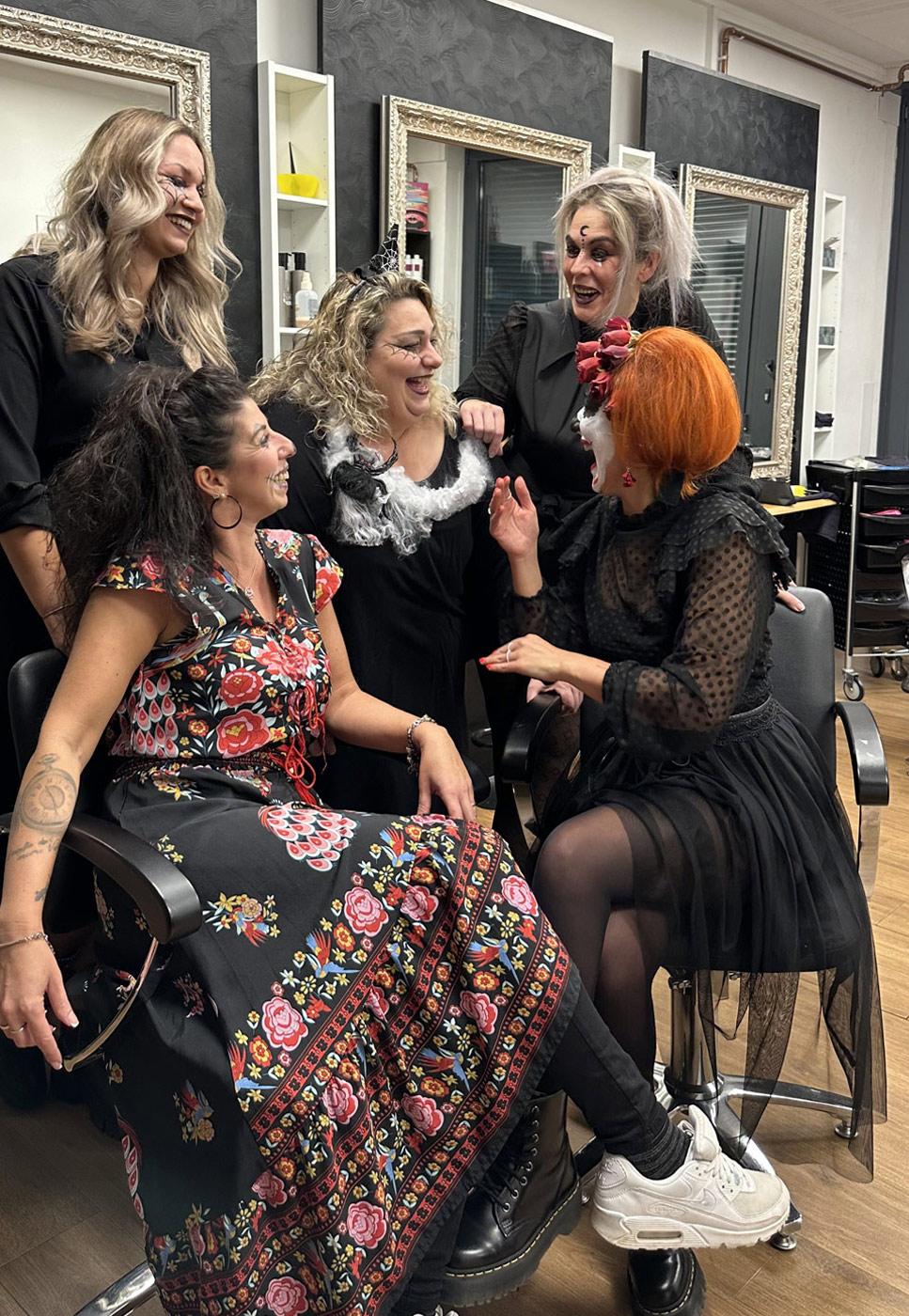 Lustiges Friseurteam in Gaggenau